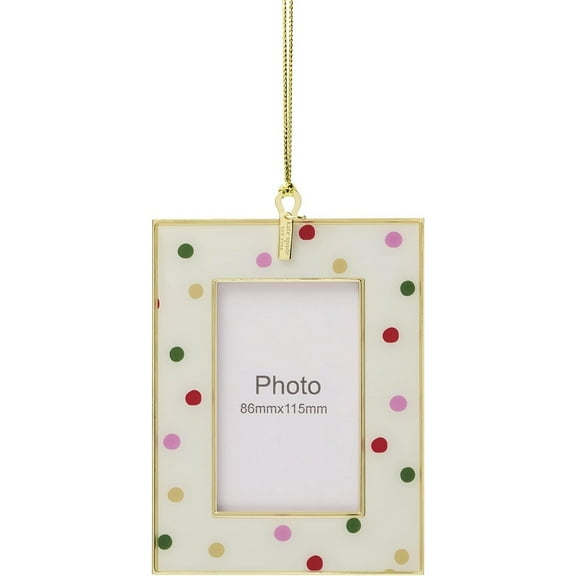 BE JOLLY DOT 2x3 mini frame ornament by kate spade new york - 2x3