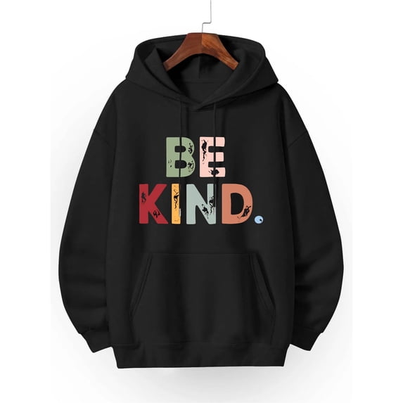 "BE KIND" Hoodie - Unisex 300g Warm & Cozy Sweatshirt
