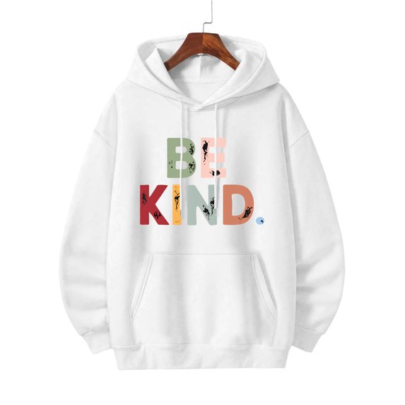 "BE KIND" Hoodie - Unisex 300g Warm & Cozy Sweatshirt
