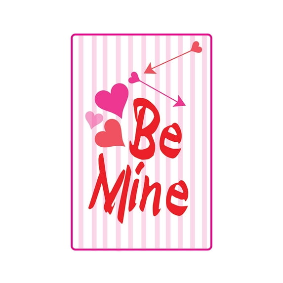 BE MINE Decal love relationship holiday valentines | Indoor/Outdoor | 9" Tall