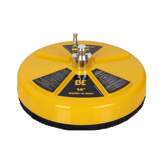 BE Power Equipment 14" Whirl-A-Way Commercial Pressure Washer Surface Cleaner