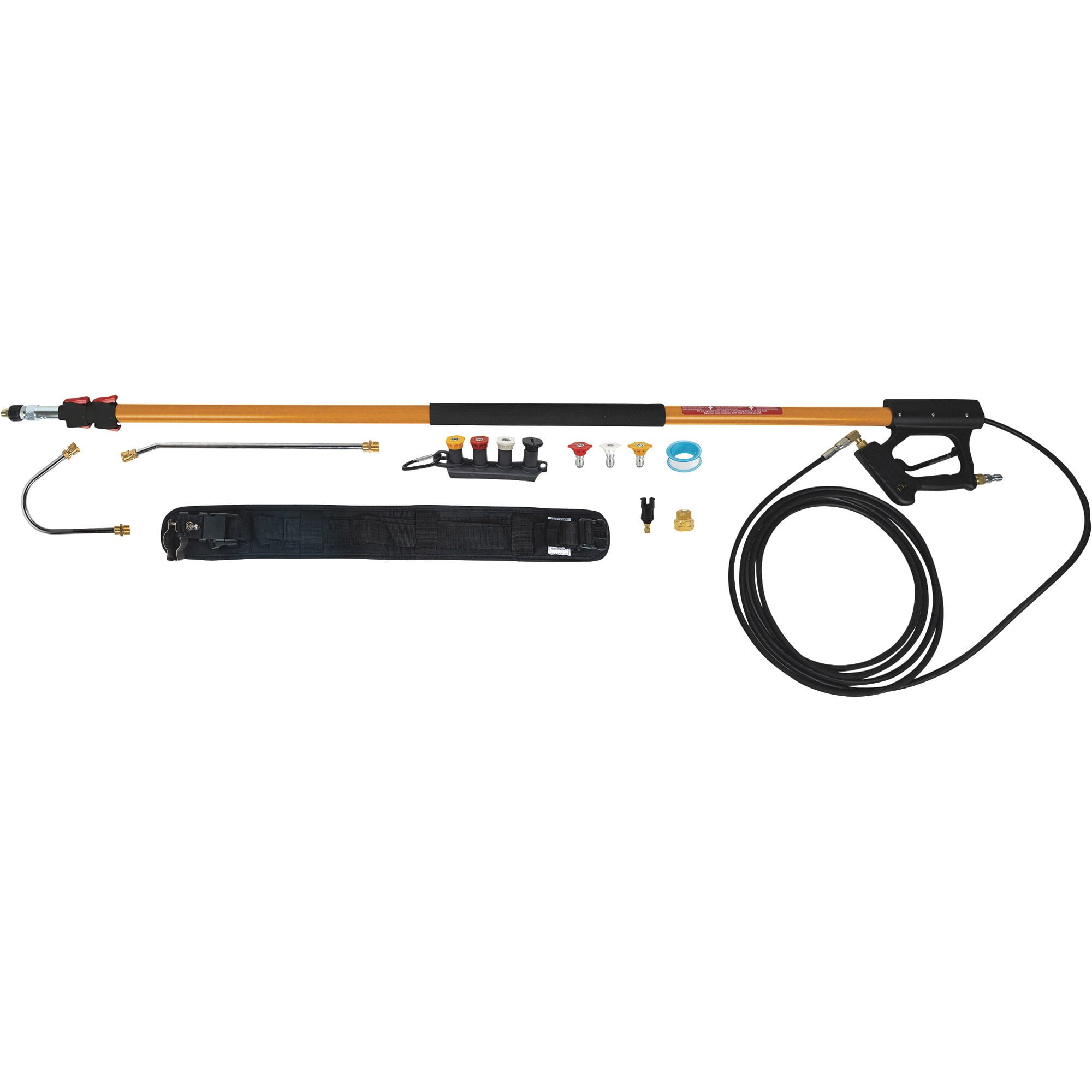 18ft Aluminum Telescoping Pressure Washer Wand Kit