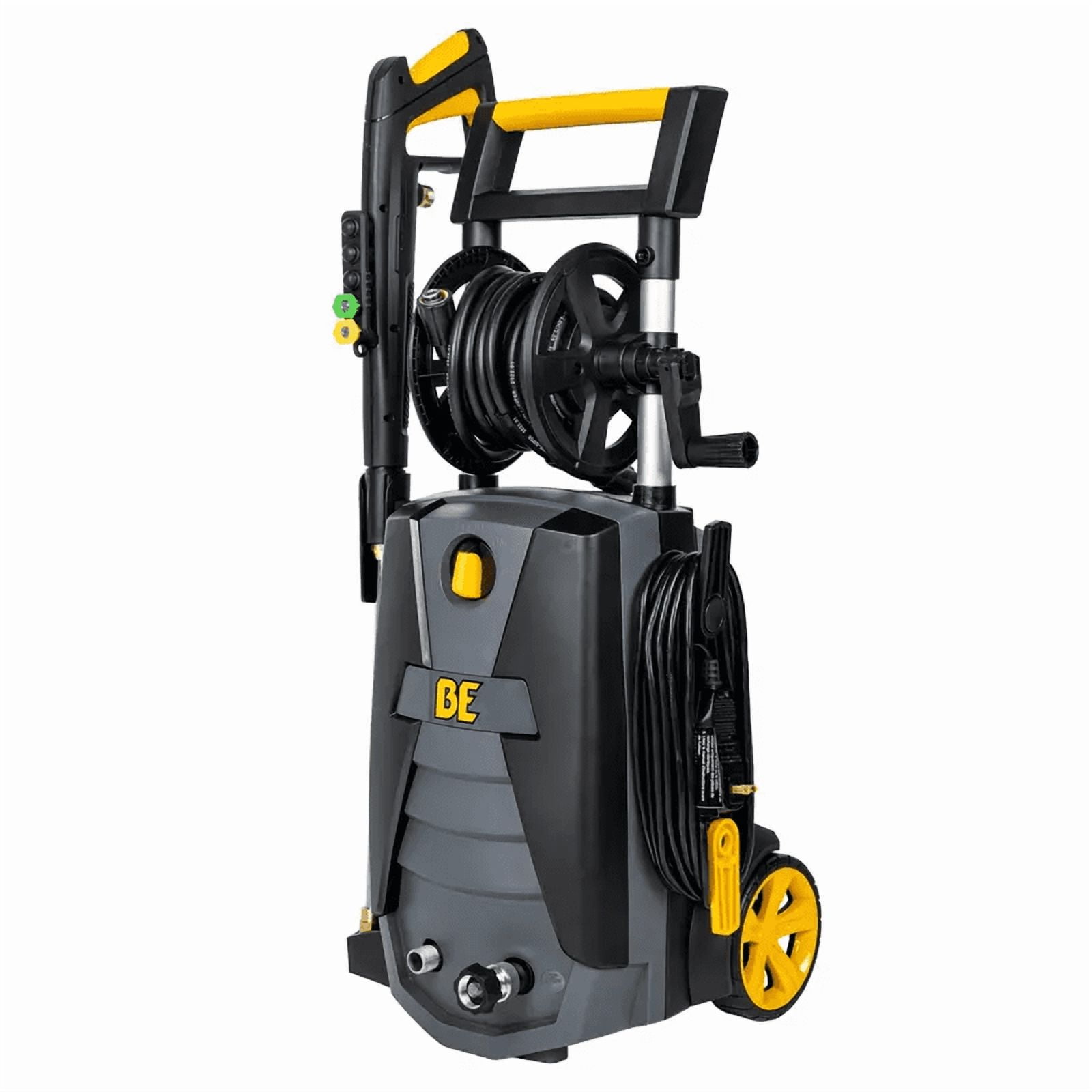 BE Power Equipment 2150 PSI 1.6 GPM Cold Water Corded Electric Pressure Washer