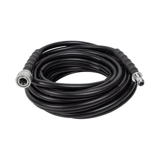 BE Power Equipment Pressure Washer 35 ft. x 1/4-inch 3,600 PSI Black Hose with Quick Connect
