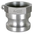 thumbnail image 1 of 1"" Aluminum Camlock Fitting - Male Coupler x FPT Thread, 1 of 4