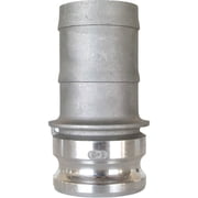 3"" Aluminum Camlock Fitting - Male Barb x Male Coupler Thread