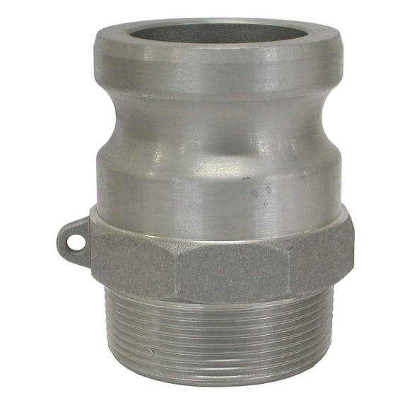 3"" Aluminum Camlock Fitting - Male Coupler x MPT Thread