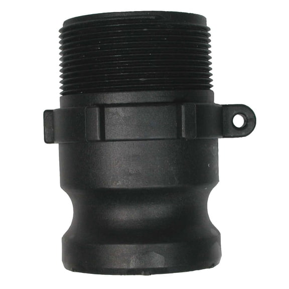 1-1/2"" Polypropylene Camlock Fitting - Male Coupler x MPT Thread
