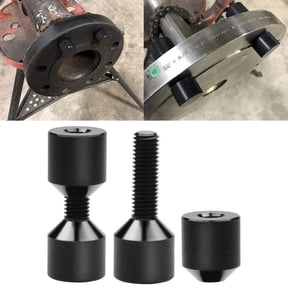 BE-TOOL 1-1/8" 2 Hole Flange Alignment Pin With Anodized Black Oxide Finish Perfect Alignment