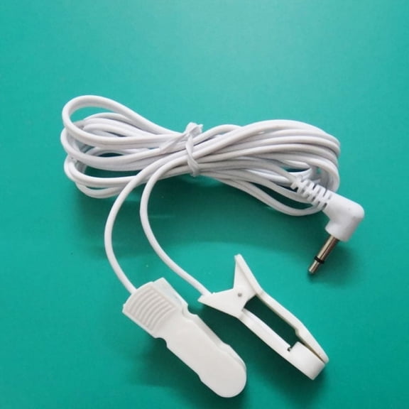 BE-TOOL 1/2Pcs Ear Clips Electrode Wire Electrode Lead Cable for for 2.5mm Jack Massage Machine Breast Ear Massage Clip