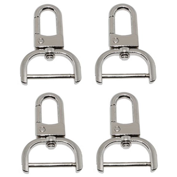 BE-TOOL 1/4/10PCS Zinc Alloy Clasp With Swivel Ring, Swivel Clasp Hooks, Snap Clip Trigger Spring Buckle for Bags Keychain Purses