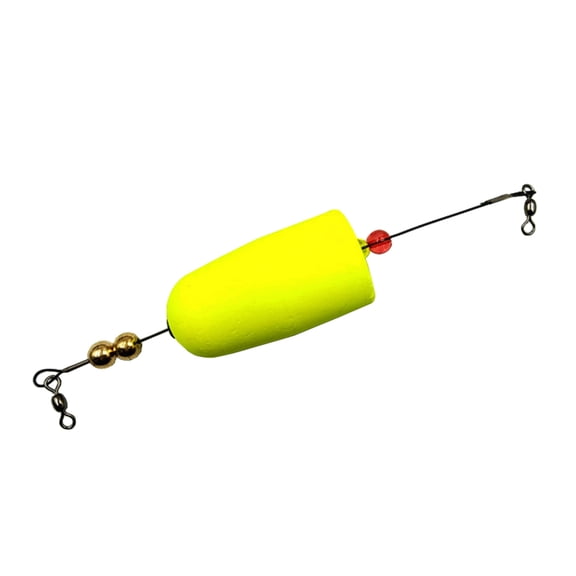 BE-TOOL 1/4/8PCS Fishing Float with Bead, Soft Foam Fishing Floats Shape Bullet / Oval Fishingt Accessories