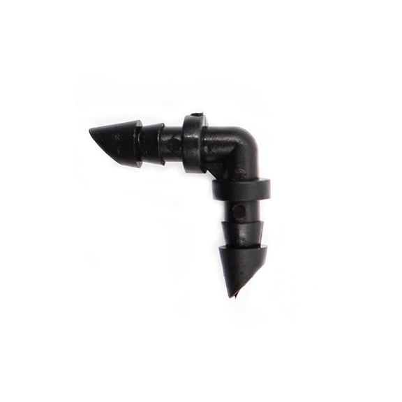 BE-TOOL 1/4 Inch Irrigation Coupling Fittings Tubing for Garden Plants Greenhouse Engineering Plastics Waterproof Black