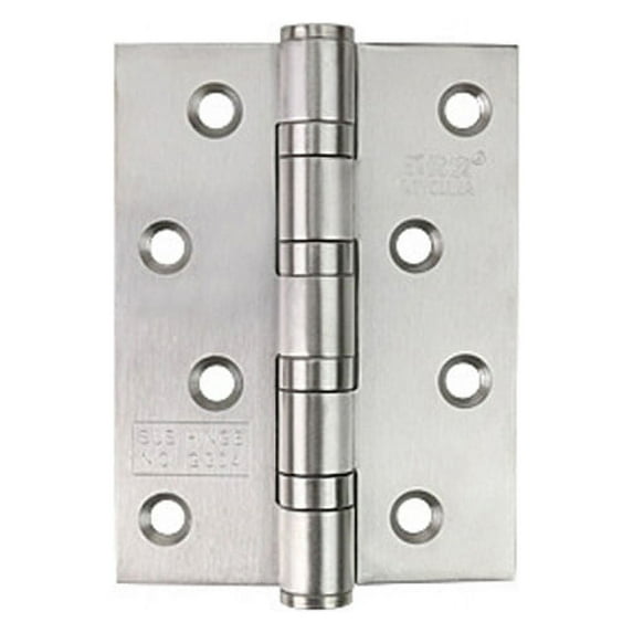 BE-TOOL 1/4 Pcs Stainless Steel Door Hinge Connector for Furniture Window Cabinet Drawer Door Durable (with screws and pins)