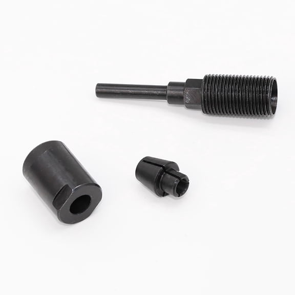 BE-TOOL 1/4" Shank Milling Cutter Extension Rod Round Shank Carbide Alloy Black