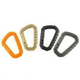 thumbnail image 1 of BE-TOOL 1/4Pcs Outdoor Keychain D Buckle Hold for Belt Backpack Plastic 4 Color, 1 of 4