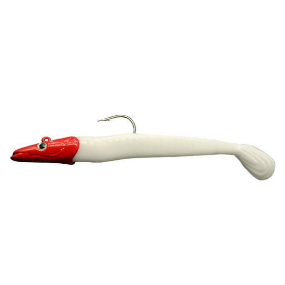 BE-TOOL 1/5Pcs Soft Fishing Lure PVC Material Fishing Baits with Barbed Hooks Biomimetic Fishing Lures for Rivers Sea Flowing Waters