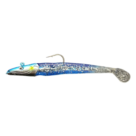 BE-TOOL 1/5Pcs Soft Fishing Lure PVC Material Fishing Baits with Barbed Hooks Biomimetic Fishing Lures for Rivers Sea Flowing Waters