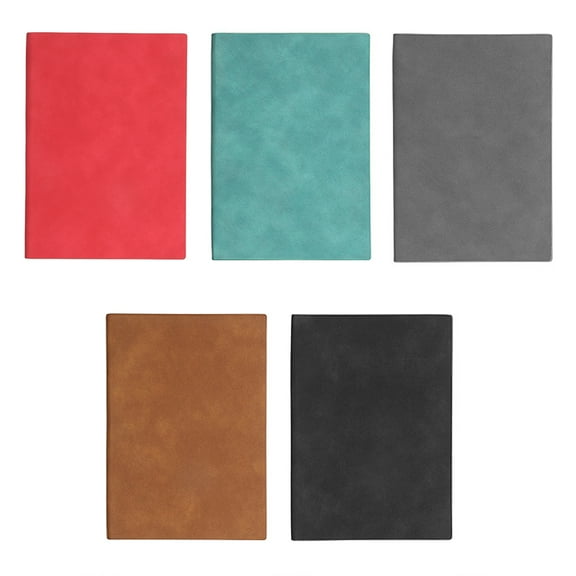 BE-TOOL 100 Sheets/200 Pages Notebook A5 Lined Notepad PU Leather Cover Smooth Writing Papers Stationery