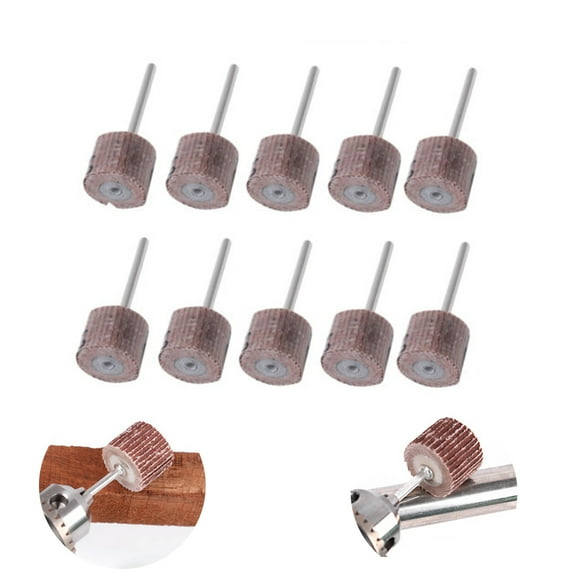 BE-TOOL 10Pcs Grit 120 Flap Grinding Wheels Sandpaper Wheel Disc for Electric Drills Grinders Machines Grinding Polishing