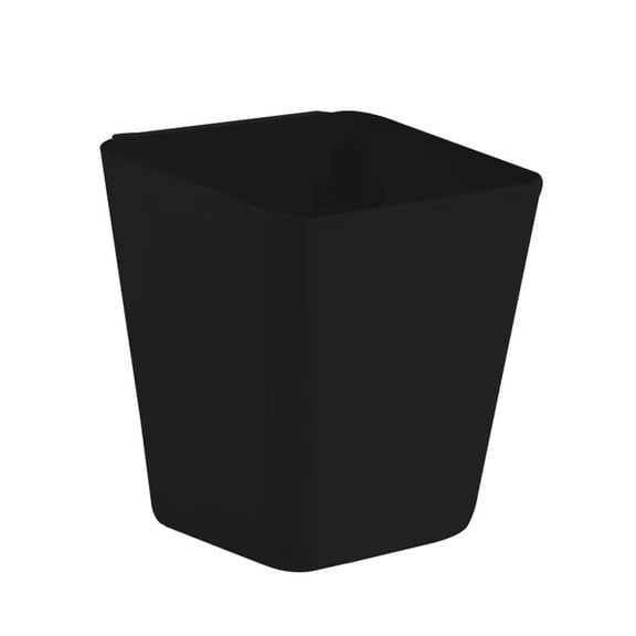 BE-TOOL 1PCS Pegboard Accessory Storage Cup Pegboard Hooks Organizer Pegboard Bins for Office Desk Workshop Garage (Black)