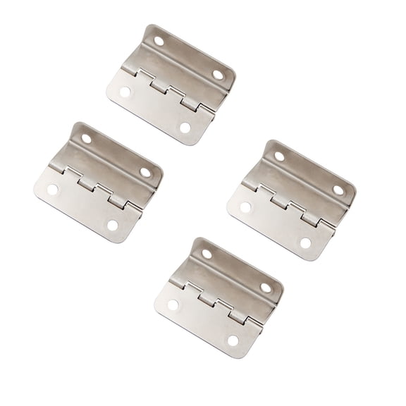 BE-TOOL 2/4/6PCS Small Cabinet Three-Fold Hinges, Decorative Box Hinges for Small Cabinet Door Wardrobe Suitcases Antique Bronze