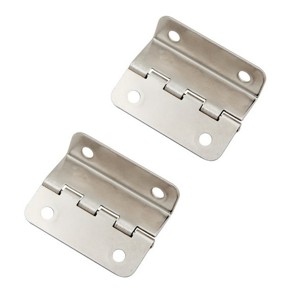 BE-TOOL 2/4/6PCS Small Cabinet Three-Fold Hinges, Decorative Box Hinges for Small Cabinet Door Wardrobe Suitcases Antique Bronze
