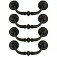 thumbnail image 1 of BE-TOOL 2/4Pcs Vintage Drawer Pulls Handles Dresser Drawer Handle for Home Cabinets Office Desk Iron Black, 1 of 8