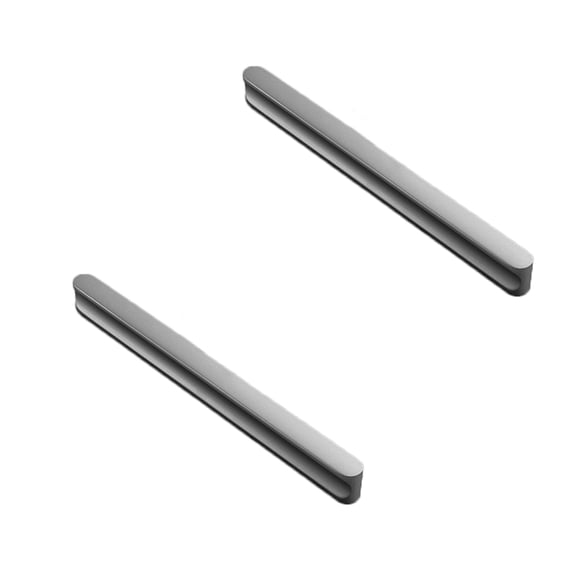 BE-TOOL 2 Pack Alumium Solid Cabinet Handles Kitchen Drawer Pulls Cupboard Wardrobe Handle's Replacements