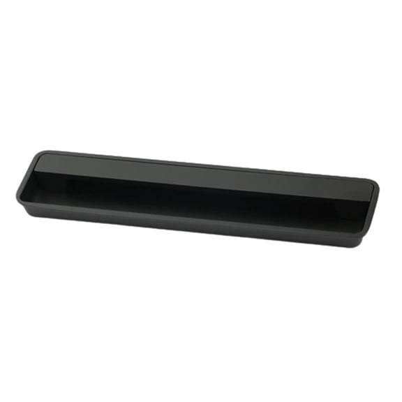 BE-TOOL 2 Pack Hidden Sliding Door Pull Handle Zinc Alloy Sliding Closet Door Handles Recessed Finger Pulls (Black, 128mm/5.03")