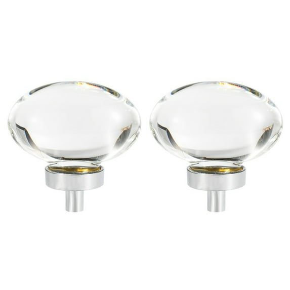 BE-TOOL 2PCS Artificial Crystal Cabinet Exterior Knob Single Hole Door Handles for Cabinets Doors