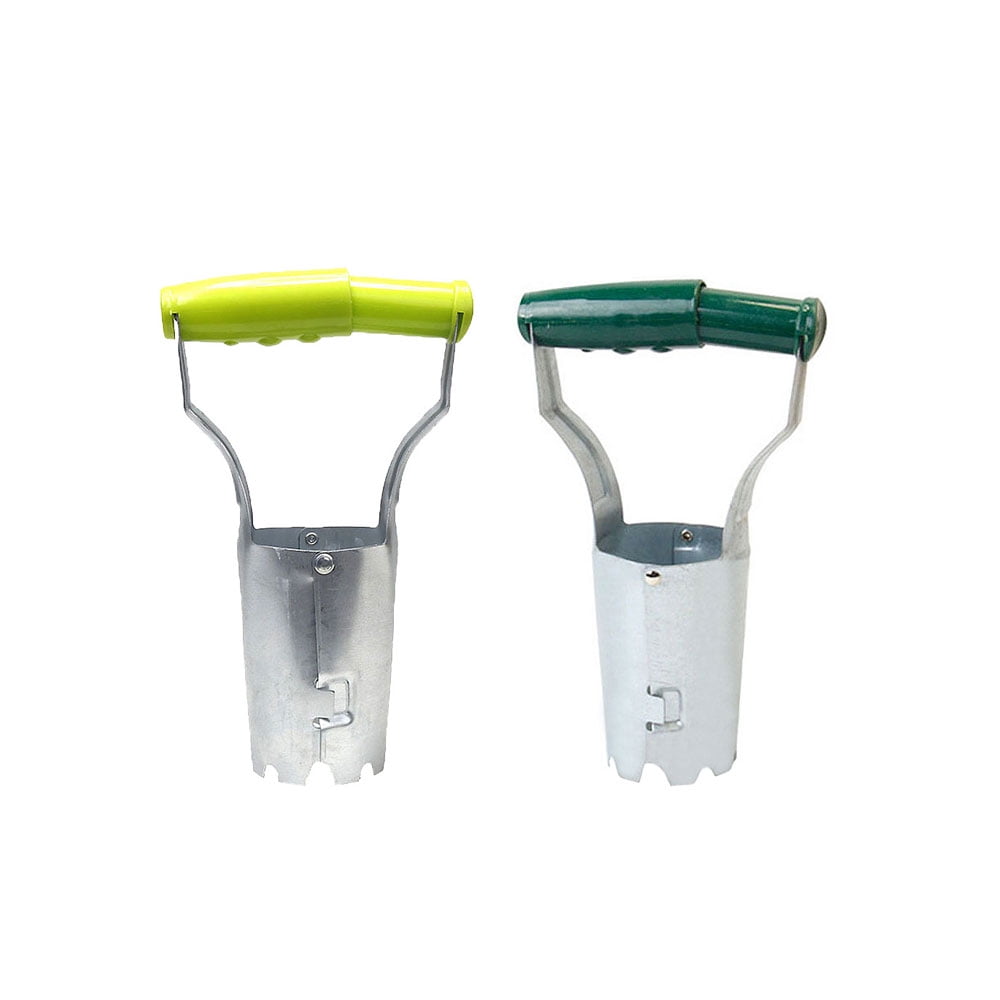 Jardineer Bulb Planter Tool - Long Handle Bulb Planter Set with Small Bulb Planter, Sawtooth Bulb Transplanter for Fast Digging.Durable Bulb and Garden P