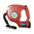 thumbnail image 1 of BE-TOOL 3-in-1 Retractable Dog Leash Round Rope Flat Belt with Garbage Trash Bags and LED Light, 1 of 6