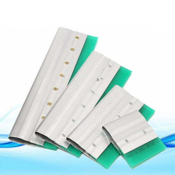 BE-TOOL 30CM Aluminium Screen Printing Squeegee Screen Stencil Printing Tools Silver Square-Cut Blade