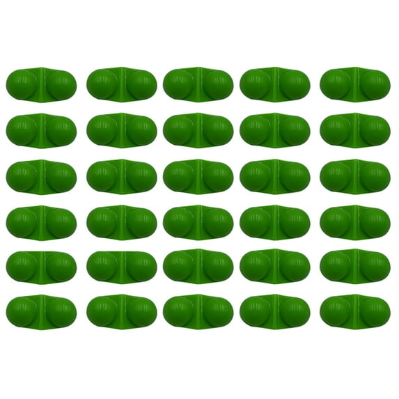 BE-TOOL 30PCS Fishing Bite Alarm Bells Metal Bell for Robs 2 Bells Portable Fishing Rob Alarm (Green)