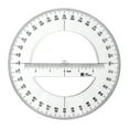 thumbnail image 1 of BE-TOOL 360 Degree Protractor Ruler Circle Measuring Tool for Drawing Measure Engineering Plastic, 1 of 6