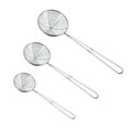 thumbnail image 1 of BE-TOOL 3PCS Stainless Steel Cooking, Hot-Pot Spoon Strainer, Mini Grid Skimmer Spoon, Kitchens Cooking Filter Utensils Silver, 1 of 8