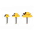 thumbnail image 1 of BE-TOOL 3Pcs Tongue and Groove Router Bit 3 Teeth T Shape 1/4" Shank Wood Milling Cutter Yellow, 1 of 6