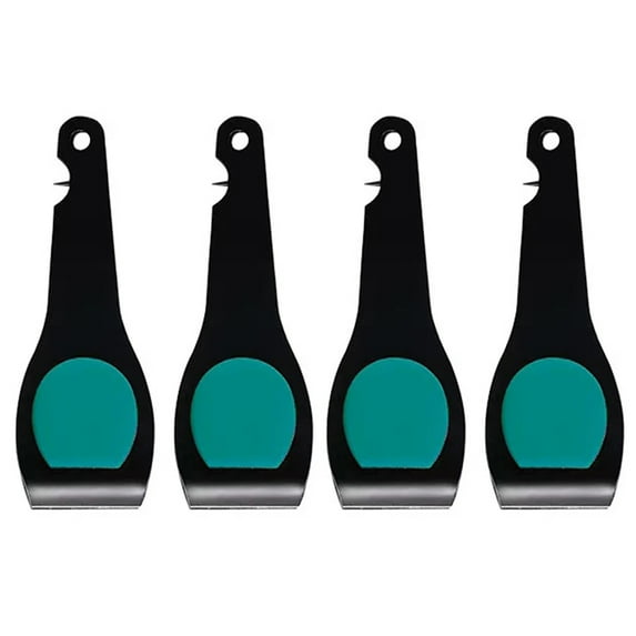 BE-TOOL 4PCS Fishing Line Cutter Portable Stainless Steel Scissor with Pin Fishing Tackle Scissors (Dark Green)