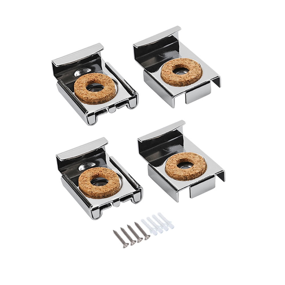 BE-TOOL 4PCS Spring Loaded Mirror Clips Unframed Hanger Clips Mirror ...