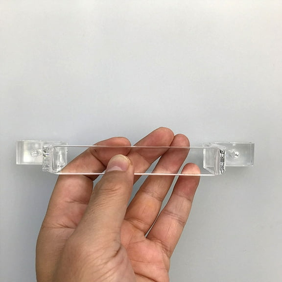 BE-TOOL 5/10 Pcs Handle Wardrobe Door Drawer Cabinet Handles Hardware Plastic Clear