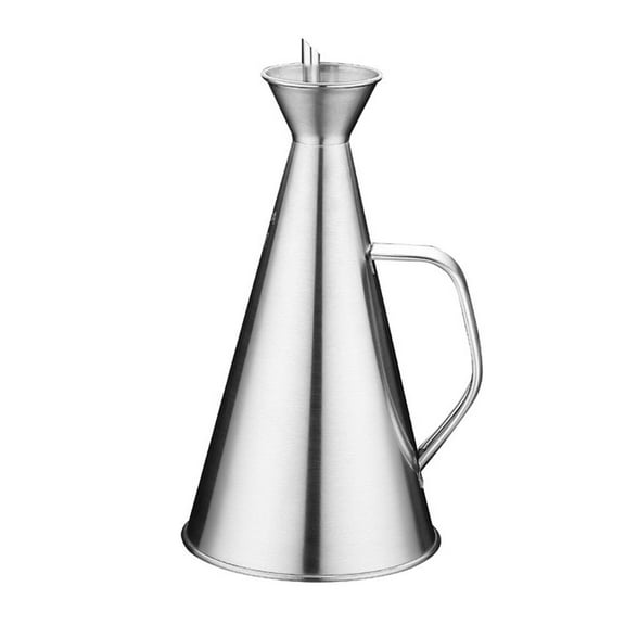 BE-TOOL 500ml Stainless Steel Leak Proof Oil Bottle Olive Oil Dispenser Oil Kitchen Storage Container Tool