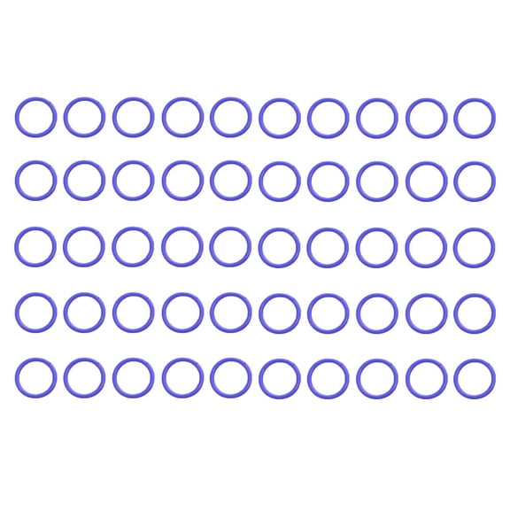 BE-TOOL 50PCS Colorful Plastic Binder Ring, Round Notebook Loose-Leaf Rings Book Rings for Notebook Cards Photo DIY Scrapbook Purple