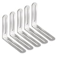 thumbnail image 1 of BE-TOOL 5PCS L-Shaped Right Angle Metal Bracket Plate Stainless Steels Fixing & Mounting Plate Longer Mounting Holes Design, 1 of 8
