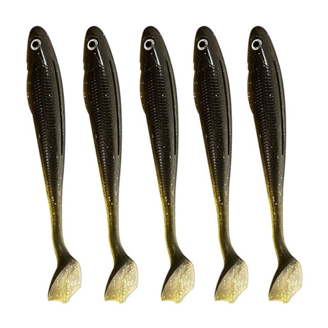 BE-TOOL 5PCS Soft Fishing Lure Bionic Fishing Baits for Freshwater ...