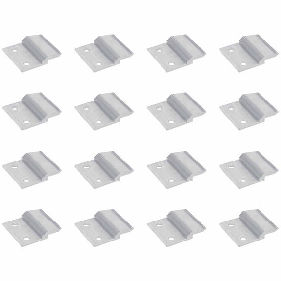 BE-TOOL 8/16PCS Heavy Duty Wall Mounting Hanger, Aluminum Alloy Hardware Hanging Clips Kit, Z-Shape Hanger for Pictures