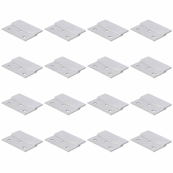 BE-TOOL 8/16PCS Heavy Duty Wall Mounting Hanger, Aluminum Alloy Hardware Hanging Clips Kit, Z-Shape Hanger for Pictures