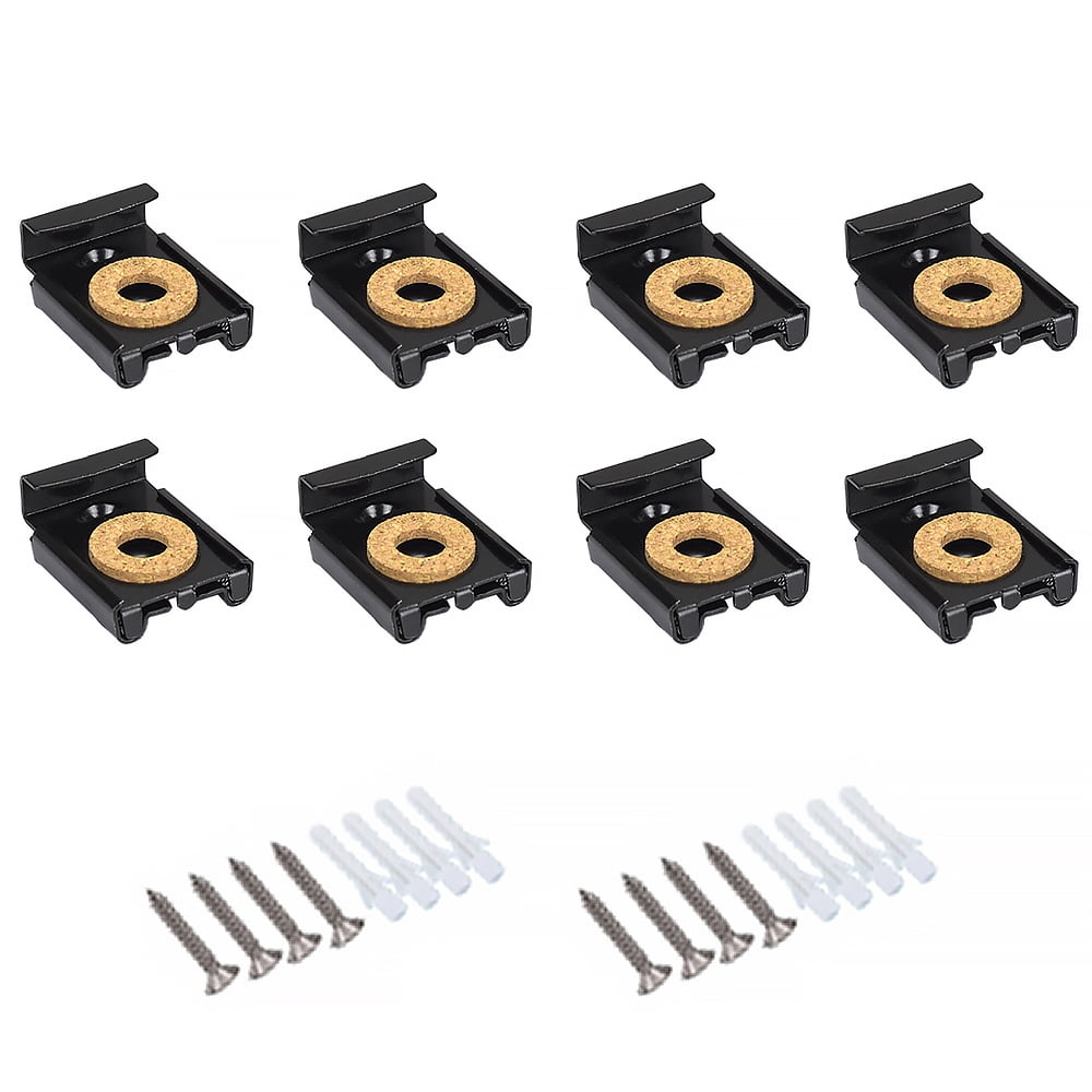 BETOOL 8PCS Spring Loaded Mirror Clips Unframed Hanger Clips Mirror