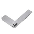 thumbnail image 1 of BE-TOOL 90 Right Angle Ruler Carpenter Square Right Angle Ruler L Shape Metal Ruler Measuring Tool Size 100X63mm Silver Tone, 1 of 6