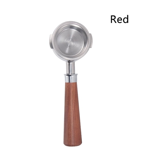 BE-TOOL Bottomless Coffee Portafilter for Welhome Coffee Makers Stainless Steel Detachable Universal Red